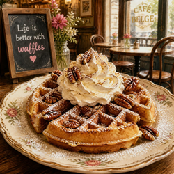 BELGIAN PECAN WAFFLE