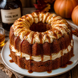 PUMPKIN RUM CAKE